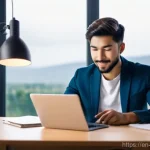 중독상담사로서 스트레스 관리법 - **Prompt 1: Inner Resilience**
"A diverse adult individual, fully clothed in smart-casual, comfo...