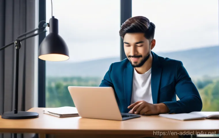 중독상담사로서 스트레스 관리법 - **Prompt 1: Inner Resilience**
    "A diverse adult individual, fully clothed in smart-casual, comfo...