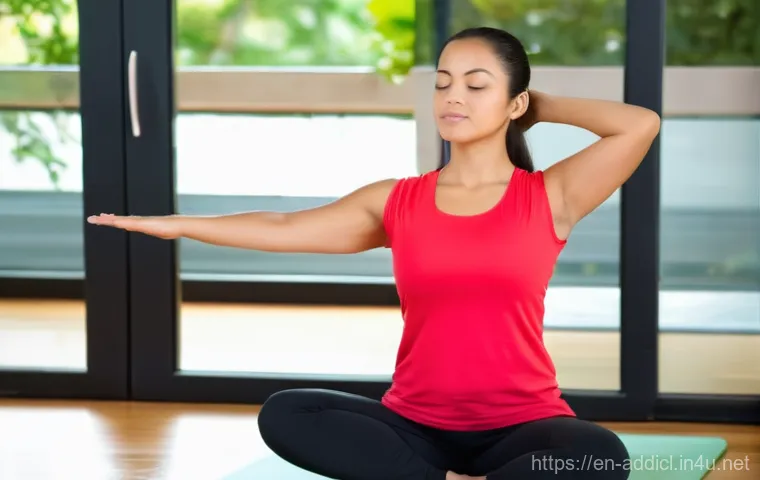 중독상담사로서 스트레스 관리법 - **Prompt 1: Inner Resilience**
    "A diverse adult individual, fully clothed in smart-casual, comfo...