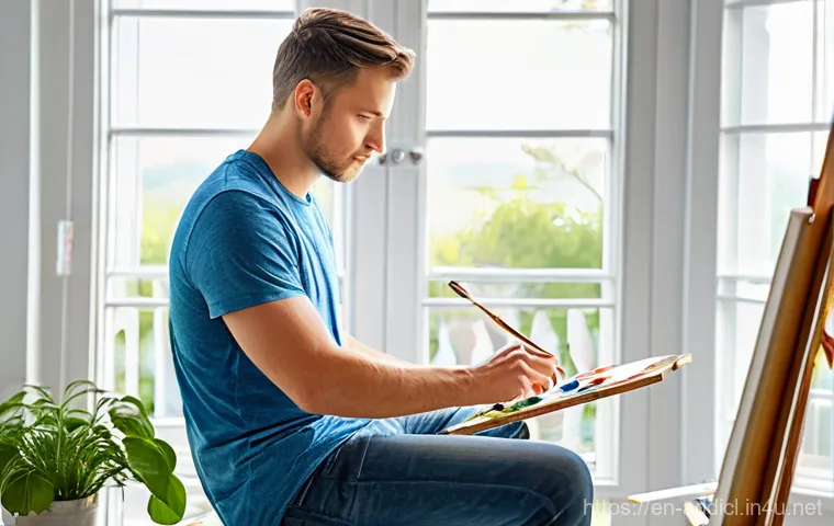 중독상담사의 감정노동 대처법 - **Prompt: The Weight of Empathy**
    A diverse female addiction counselor, in her late 30s to early...